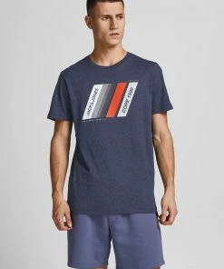 Jack & Jones JCOCONNOR Tee -NAVY BLAZER