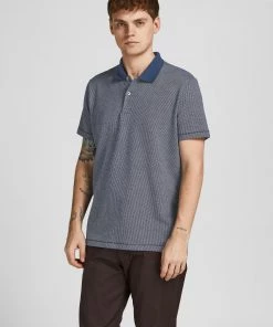 Jack & Jones JPRBLUBALE Polo -NAVY BLAZER Mens Polos, Tees & Shirts