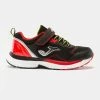 JOMA Kids Boro Runner BOROS2201V -BLACK/RED Kids Footwear