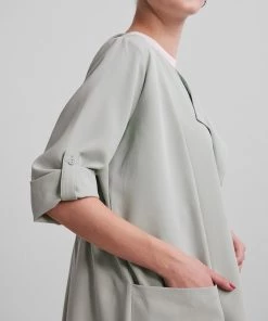 Pieces PAIGE Coatigan -GREEN