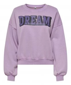Ladies Hoodies & Sweatshirts Jacqueline De Yong CARINA Sweatshirt -VIOLET