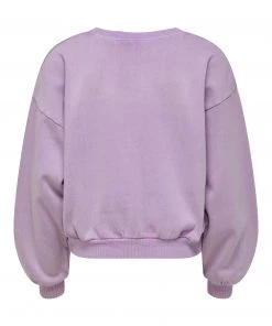 Ladies Hoodies & Sweatshirts Jacqueline De Yong CARINA Sweatshirt -VIOLET