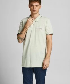 Jack & Jones JORPOP Polo -GREEN Mens Polos, Tees & Shirts