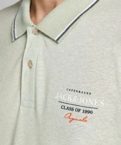 Jack & Jones JORPOP Polo -GREEN Mens Polos, Tees & Shirts