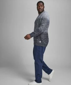 Mens Plus Size Jack & Jones MARCO/BOWIE Plus Size Trousers -NAVY