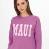 Jacqueline De Yong VENUS Sweatshirt -PINK Ladies Hoodies & Sweatshirts