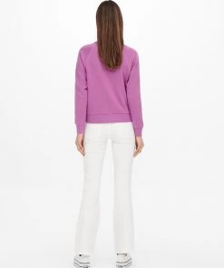 Jacqueline De Yong VENUS Sweatshirt -PINK Ladies Hoodies & Sweatshirts