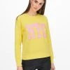Jacqueline De Yong VENUS Sweatshirt -YELLOW Ladies Hoodies & Sweatshirts