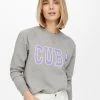 Jacqueline De Yong VENUS Sweatshirt -LIGHT GREY MELANGE
