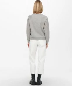 Jacqueline De Yong VENUS Sweatshirt -LIGHT GREY MELANGE