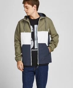 Mens Jackets & Bodywarmers Jack & Jones JORLUKE Jacket -OLIVE