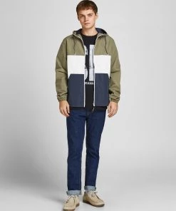 Mens Jackets & Bodywarmers Jack & Jones JORLUKE Jacket -OLIVE