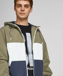 Mens Jackets & Bodywarmers Jack & Jones JORLUKE Jacket -OLIVE