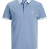 Jack & Jones JCOLOGAN Polo -FADED DENIM Mens Polos, Tees & Shirts