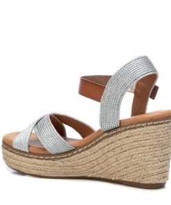XTI 45173 Wedge Sandal -SILVER Ladies Footwear