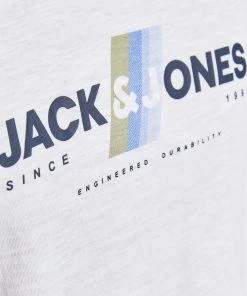 Jack & Jones JNR Jack & Jones JCOCONNOR Boys Tee -WHITE