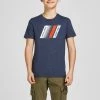 Jack & Jones JNR Jack & Jones JCOCONNOR Boys Tee -NAVY BLAZER