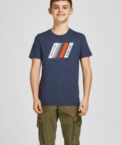 Jack & Jones JNR Jack & Jones JCOCONNOR Boys Tee -NAVY BLAZER