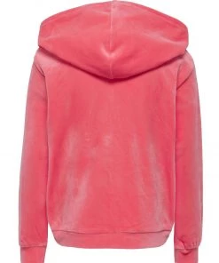 Kids Hoodies & Sweatshirts OnlyKids LAYA Girls Zip Hoody -CORAL