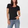 Ladies Polos, Tees & Shirts Jacqueline De Yong AVA Tee -BLACK