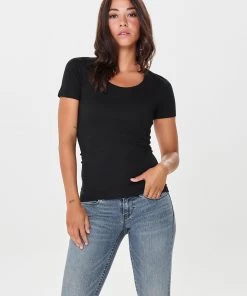 Ladies Polos, Tees & Shirts Jacqueline De Yong AVA Tee -BLACK
