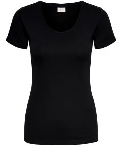 Ladies Polos, Tees & Shirts Jacqueline De Yong AVA Tee -BLACK