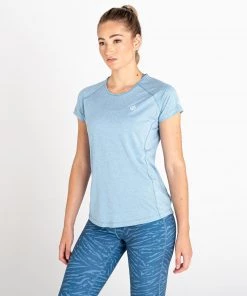 Ladies Sportswear & Fitness Dare2B Ladies Corral Tee -CAPRI BLUE