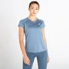 Ladies Sportswear & Fitness Dare2B Ladies Corral Tee -BLUESTONE