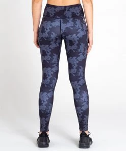 Dare2B Ladies Influential Full Leggings -BLACK/GREY Ladies Sportswear & Fitness