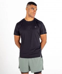 Dare2B Mens Discernible Tee -BLACK Mens Sportswear & Fitness