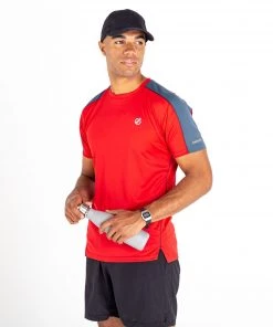 Mens Sportswear & Fitness Dare2B Mens Discernible Tee -RED
