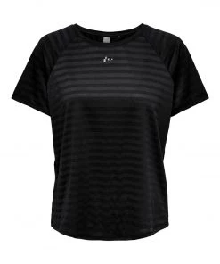 Only Play OnlyPlay SASHA Tee -BLACK Ladies Sportswear & Fitness