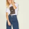 Ladies Polos, Tees & Shirts JJXX AMBER Tee -BROWN