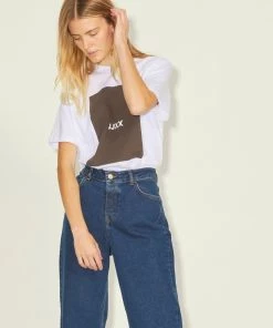 Ladies Polos, Tees & Shirts JJXX AMBER Tee -BROWN