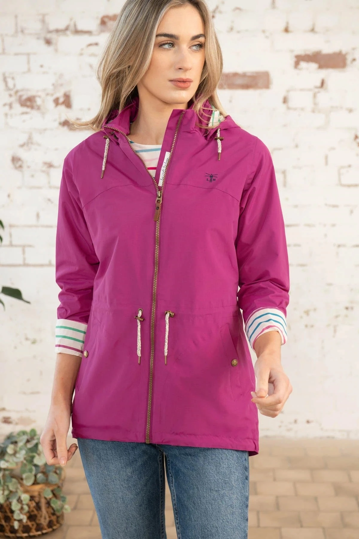 Lighthouse Victoria Jacket-RASPBERRY