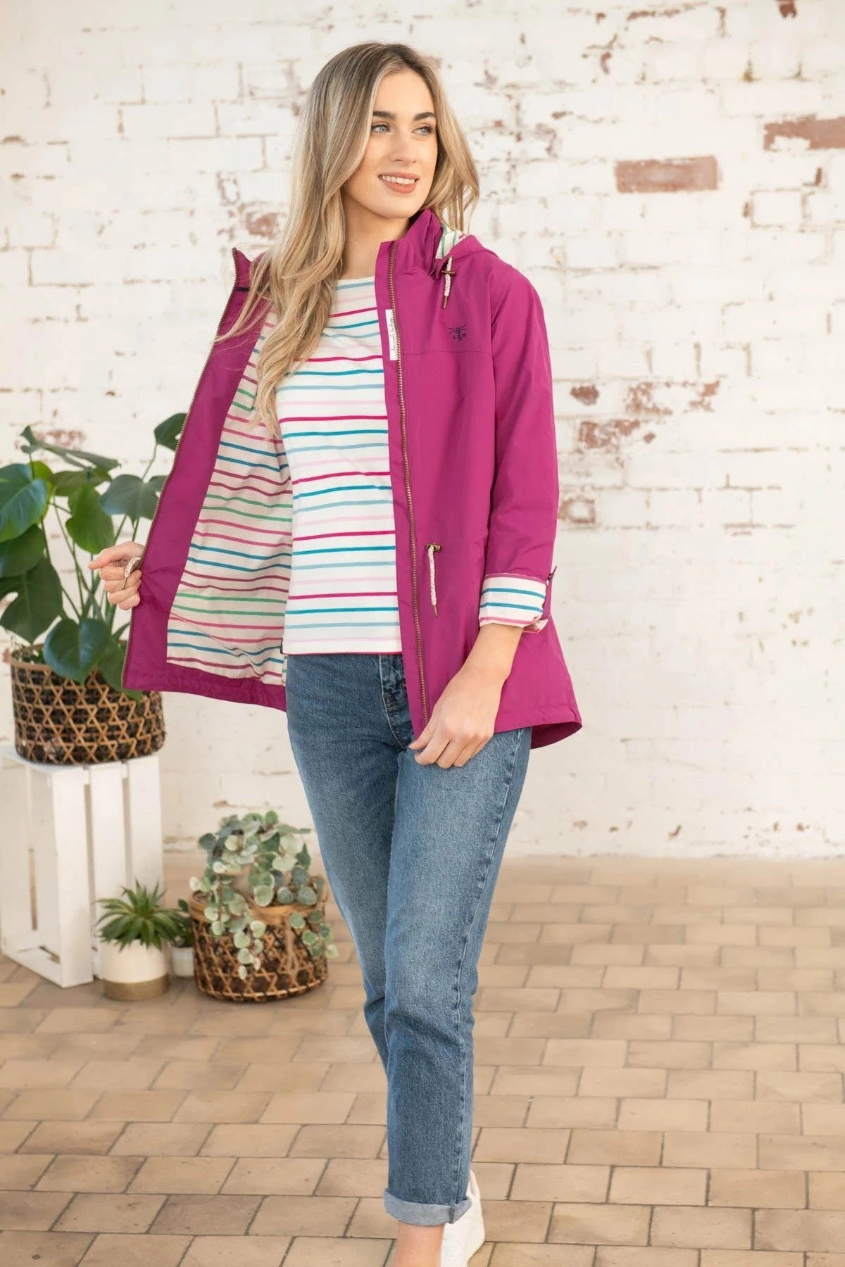 Lighthouse Victoria Jacket-RASPBERRY