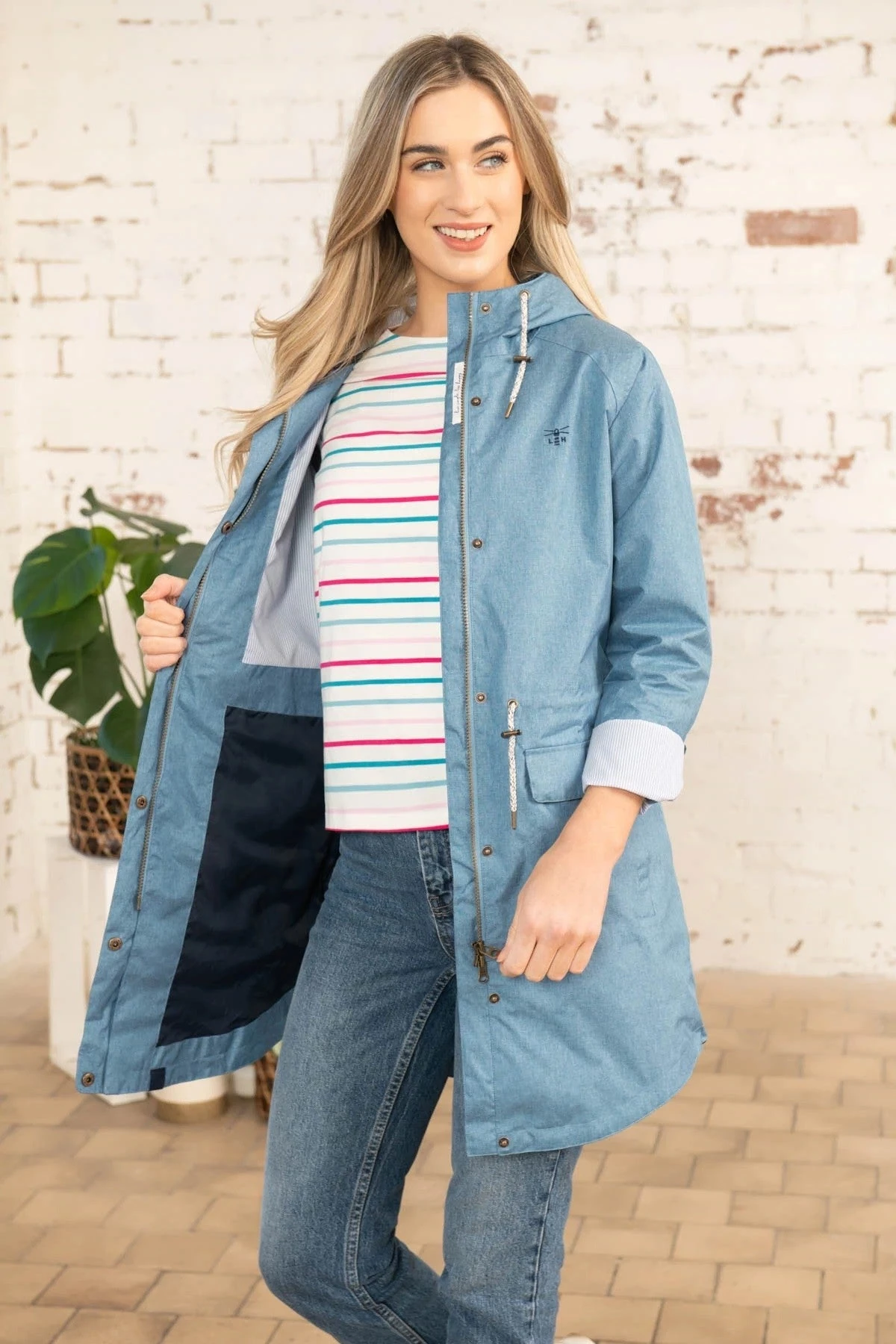 Ladies Jackets & Bodywarmers Lighthouse Alice Jacket -SOFT TEAL