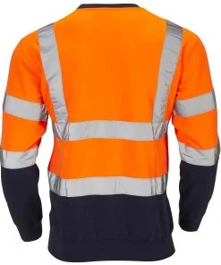 All Supertouch Hi Vis 2 Tone Sweatshirt