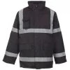 Supertouch Hi Vis Black Parka Jacket