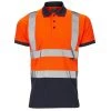 Supertouch Hi Vis 2 Tone Polo All