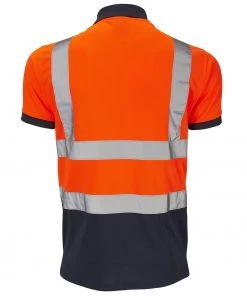 Supertouch Hi Vis 2 Tone Polo All