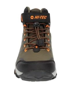 Hi Tec Kids Blackout Mid Hiking Boot -KHAKI Kids Footwear