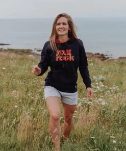 Saltrock Ladies Retro Wave Hoody -DARK BLUE Ladies Hoodies & Sweatshirts