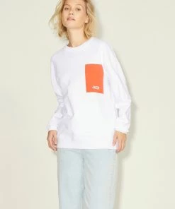 Ladies Hoodies & Sweatshirts JJXX AVERY Sweatshirt -RED