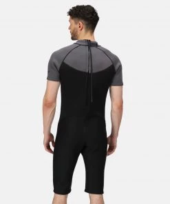 All Regatta Mens 2mm Short Wetsuit -GREY