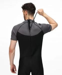 All Regatta Mens 2mm Short Wetsuit -GREY