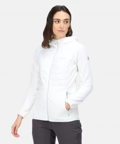 Ladies Jackets & Bodywarmers Regatta Ladies Andreson VI Hybrid Jacket -WHITE