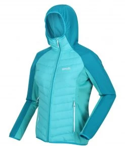 Regatta Ladies Andreson VI Hybrid Jacket -TURQUOISE Ladies Jackets & Bodywarmers