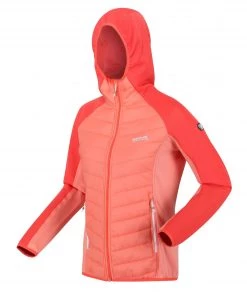 Regatta Ladies Andreson VI Hybrid Jacket -CORAL Ladies Jackets & Bodywarmers