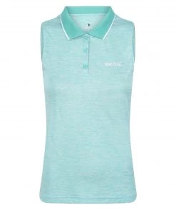 Ladies Polos, Tees & Shirts Regatta Ladies Tima II Polo -TURQUOISE